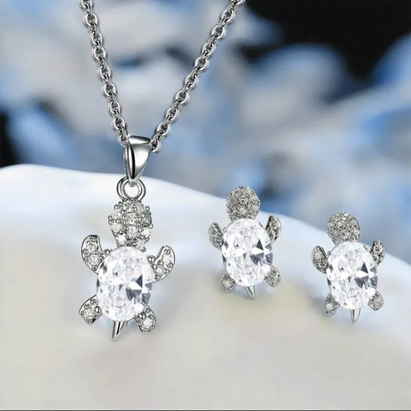 3pcs Silver-plated Necklace