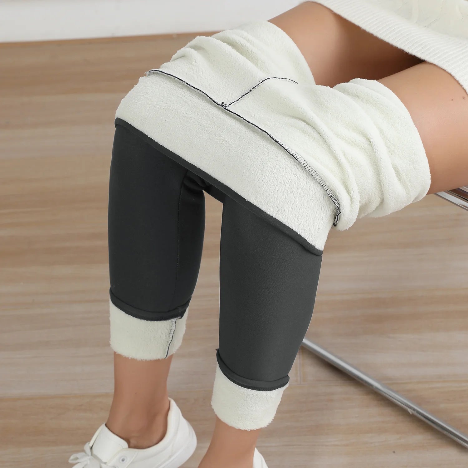 Autumn Winter Warm Fleece Leggings