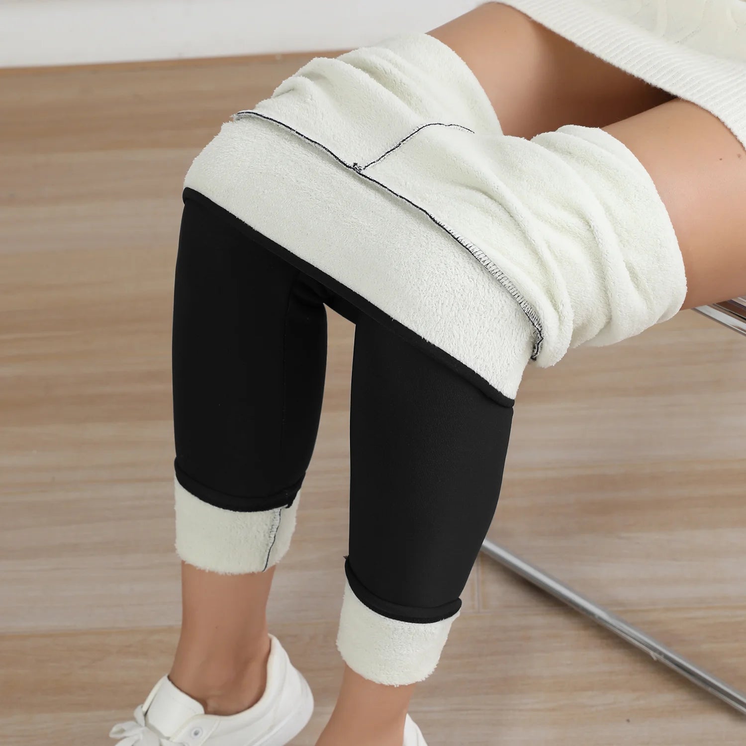Autumn Winter Warm Fleece Leggings