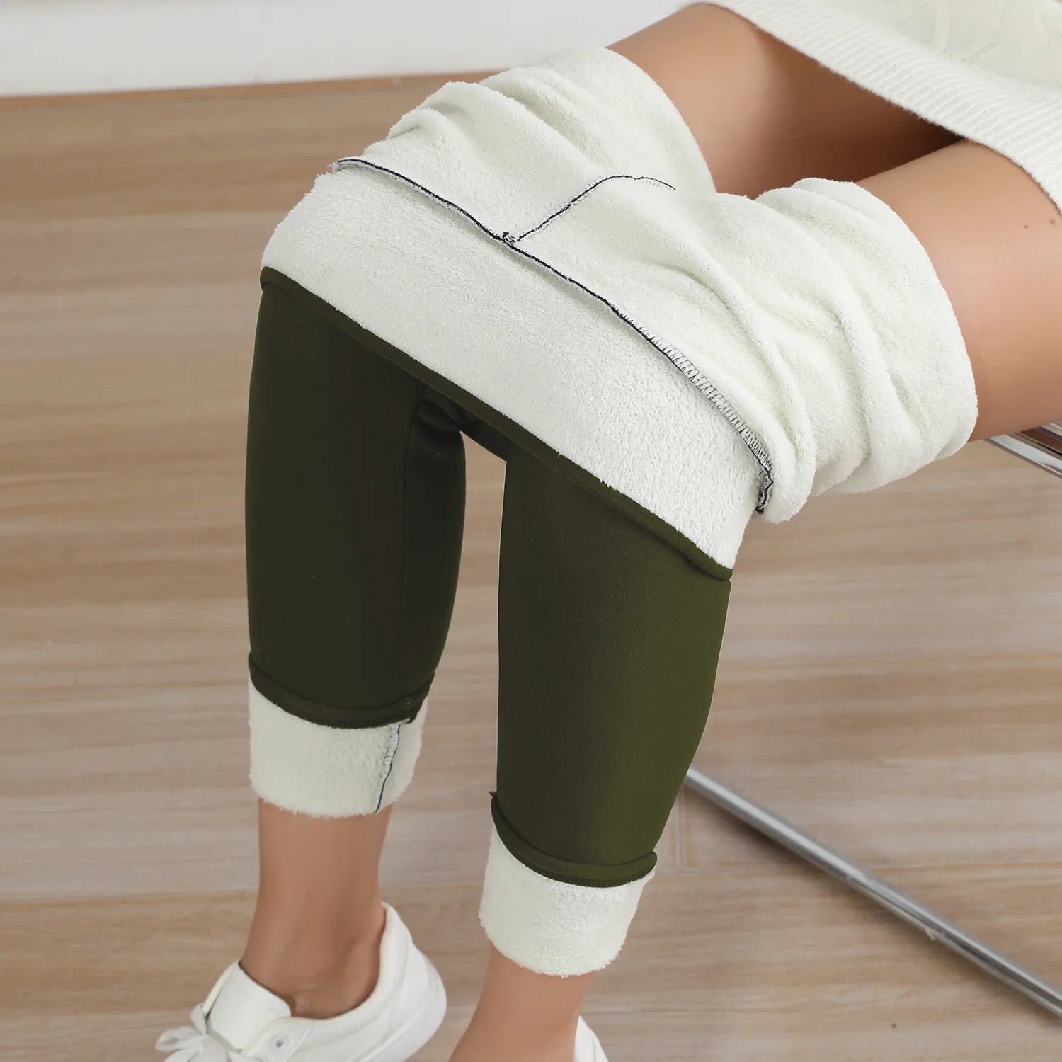 Autumn Winter Warm Fleece Leggings