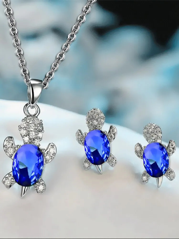 3pcs Silver-plated Necklace
